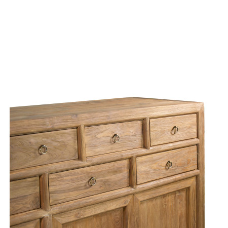 Grand buffet en teck avec de nombreux...