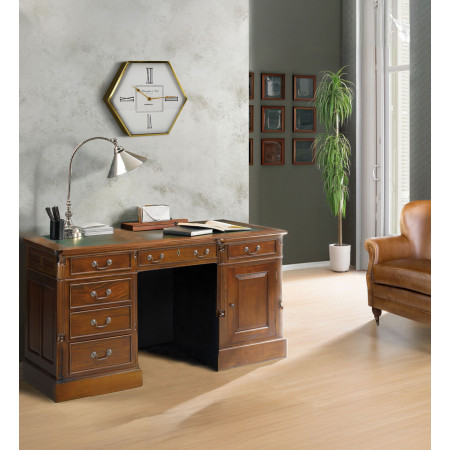 Bureau de ministre vintage en bois...