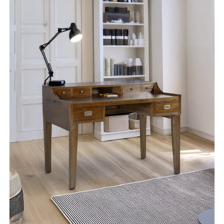 Bureau secrétaire bois massif avec...