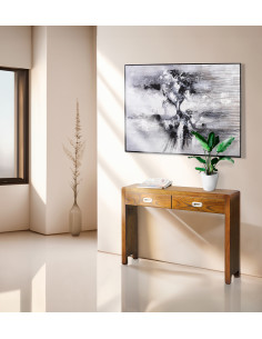 Console en bois massif 2...