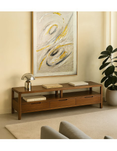 Meuble TV sobre et élégant...