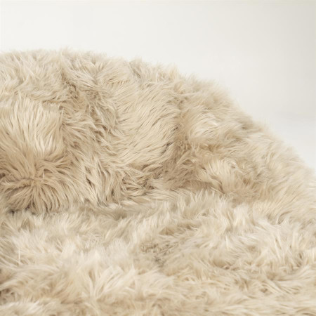 Fauteuil fausse fourrure gonflable