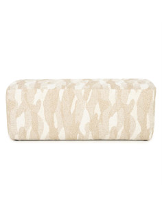 Banquette zébrée tissu texturé 2