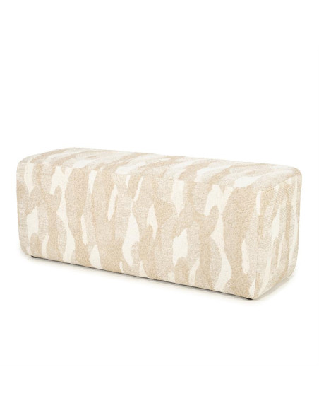 Banquette zébrée tissu texturé