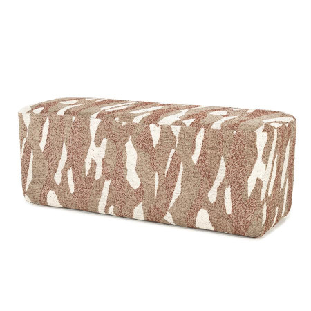 Banquette zébrée tissu texturé