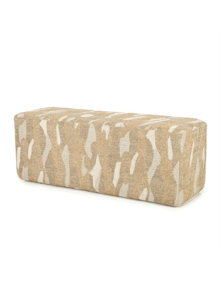 Banquette zébrée tissu texturé