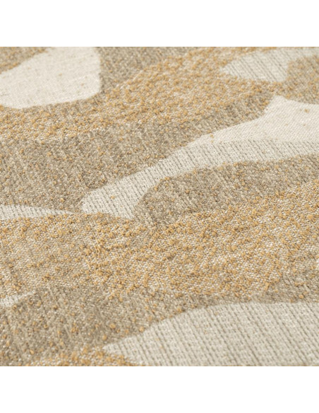 Banquette zébrée tissu texturé