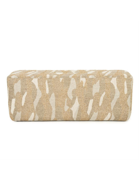 Banquette zébrée tissu texturé