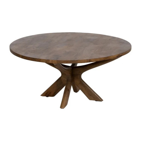 Table de salon ronde en manguier... Table de salon ronde en manguier...