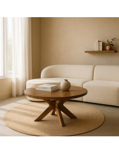 Table de salon ronde en...