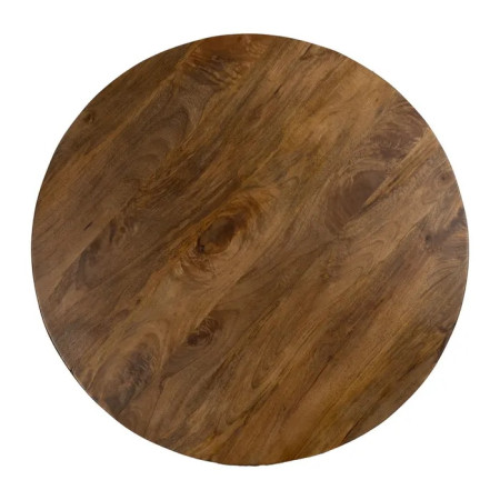 Table de salon ronde en manguier... Table de salon ronde en manguier...