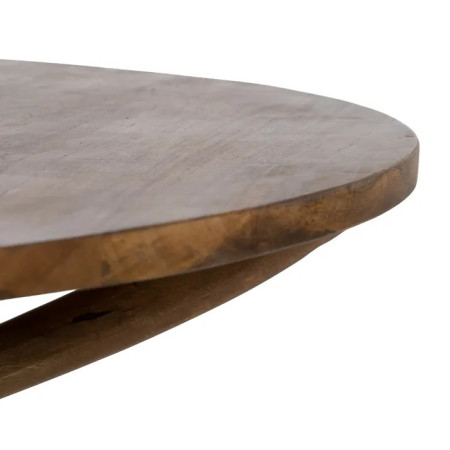 Table de salon ronde en manguier... Table de salon ronde en manguier...