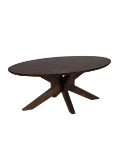 Table basse ovale en bois... 2