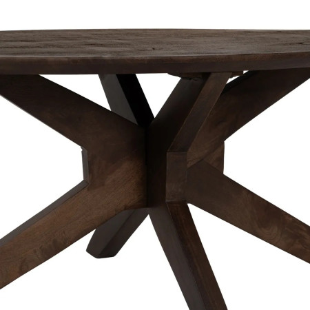 Table basse ovale en bois de manguier...