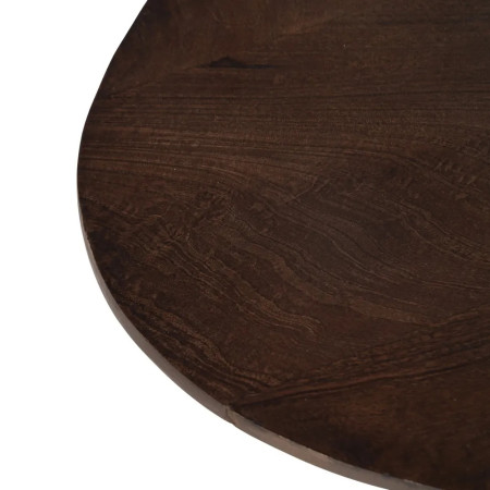 Table basse ovale en bois de manguier...