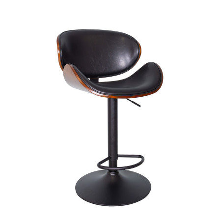 Chaise de bar rembourrée ajustable en...