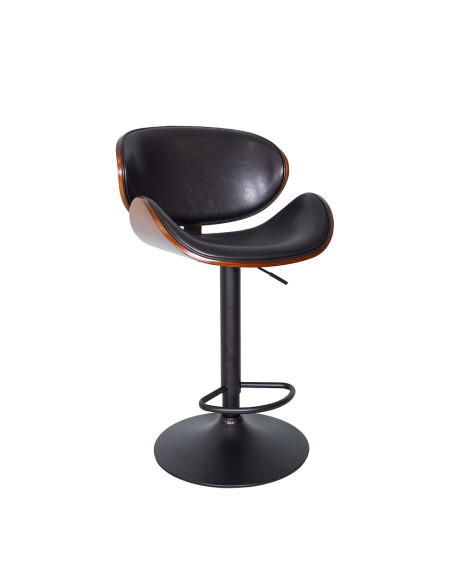 Chaise de bar rembourrée ajustable en hauteur