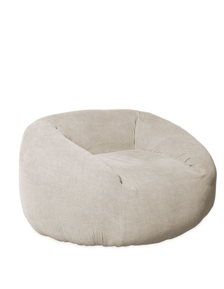 Gros fauteuil pouf forme boule très confortable