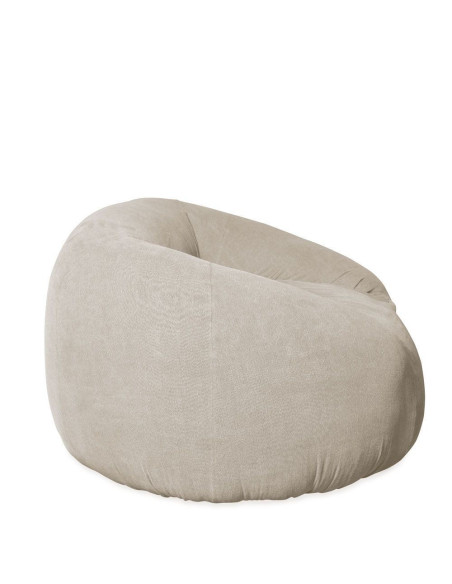 Gros fauteuil pouf forme boule très confortable
