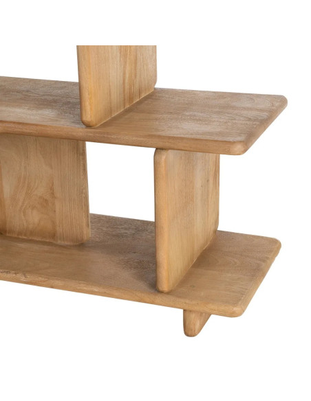 Meuble bibliothèque à 5 étagères bois massif de manguier