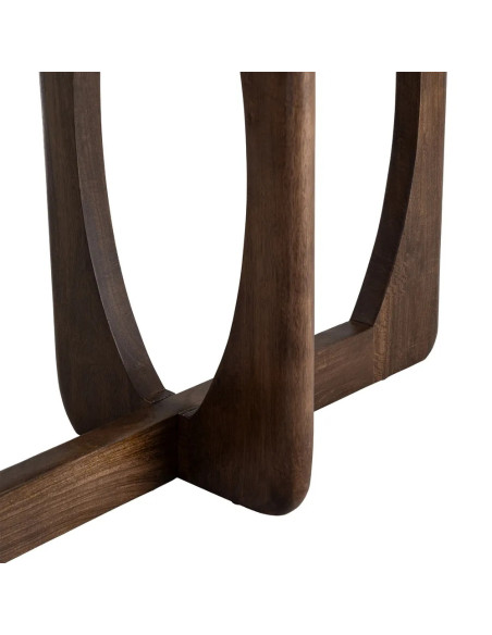 Console design en bois de manguier marron