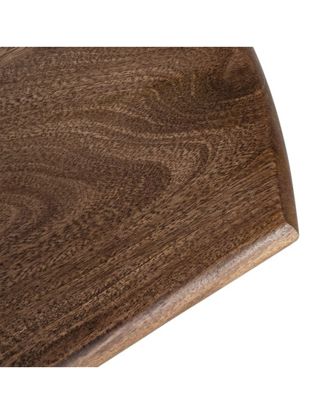 Console design en bois de manguier marron