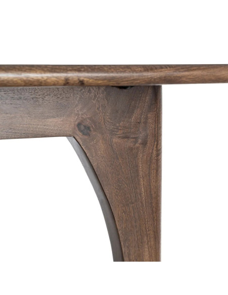 Console design en bois de manguier marron