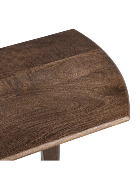 Console design en bois de manguier marron