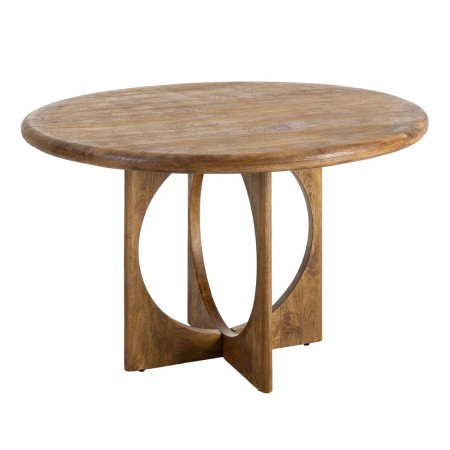 Table de repas ronde en bois massif...
