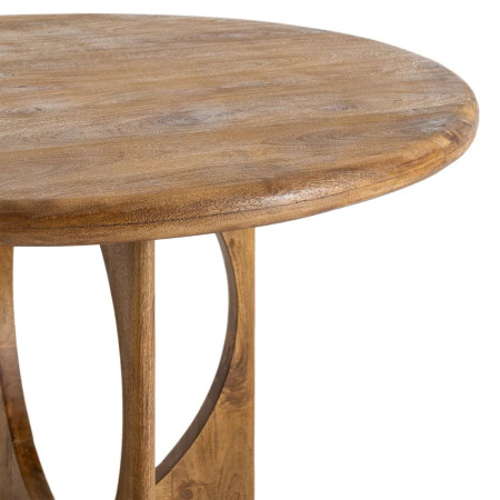 Table de repas ronde en bois massif...