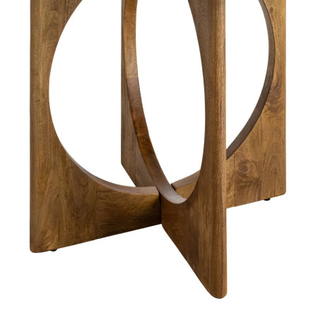 Table de repas ronde en bois massif...