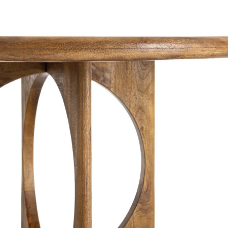 Table de repas ronde en bois massif...