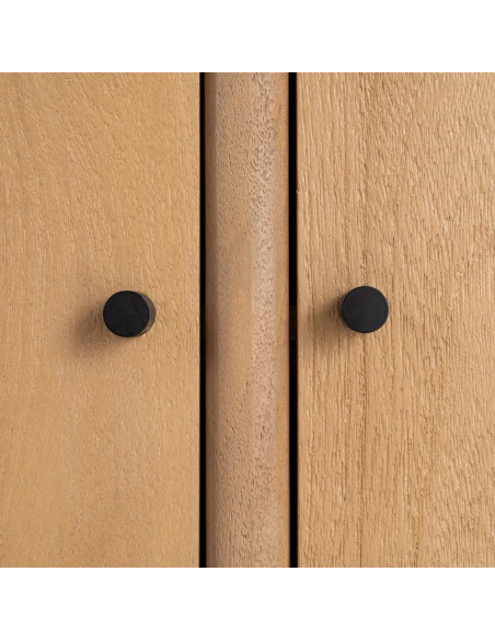 Buffet 3 portes en manguier teinte claire