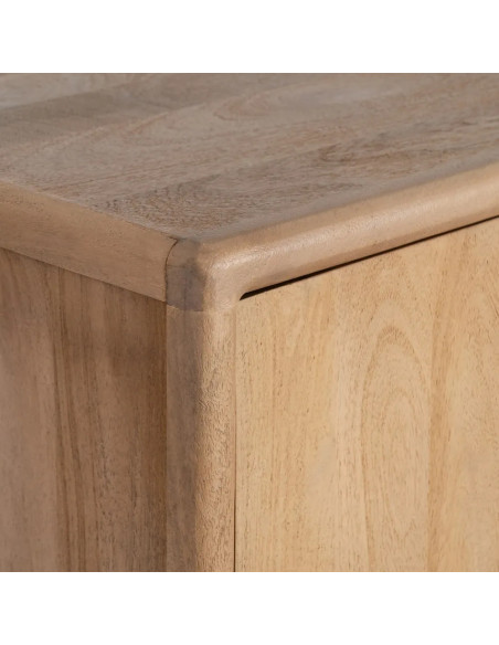 Buffet 3 portes en manguier teinte claire