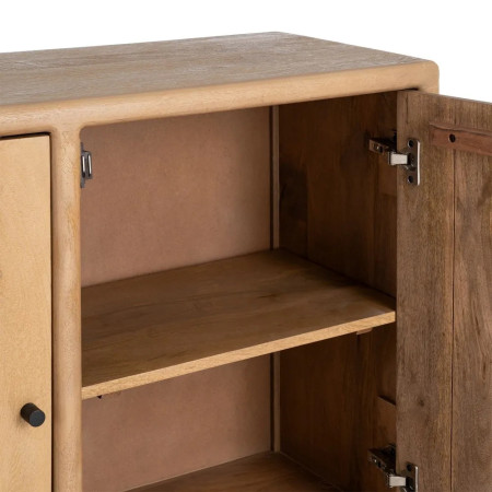 Buffet 3 portes en manguier teinte...