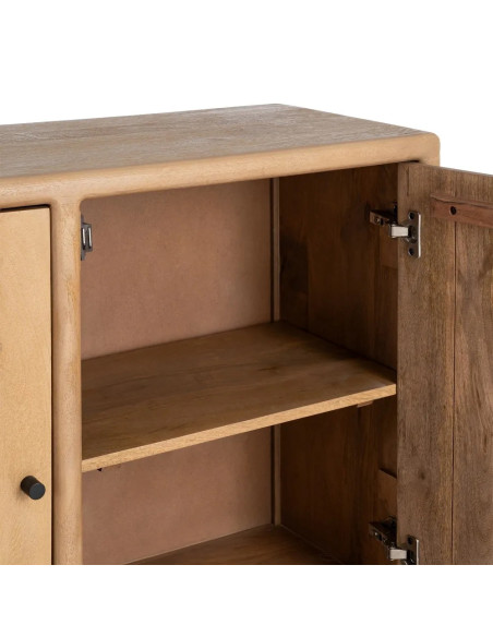 Buffet 3 portes en manguier teinte claire