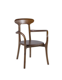 Fauteuil de repas en teck...