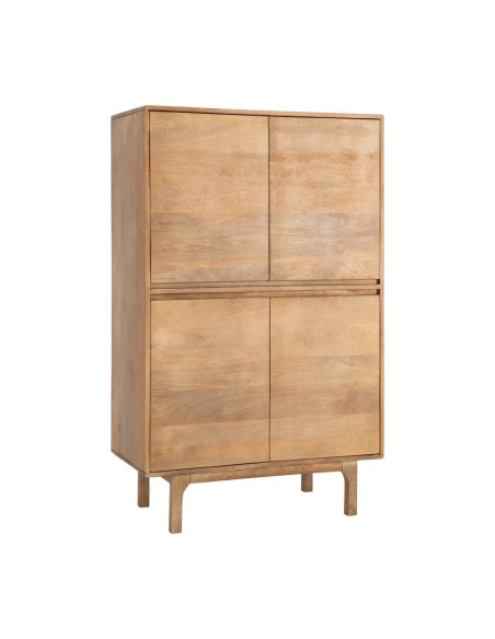 Armoire avec piètement surélevé bois massif de manguier
