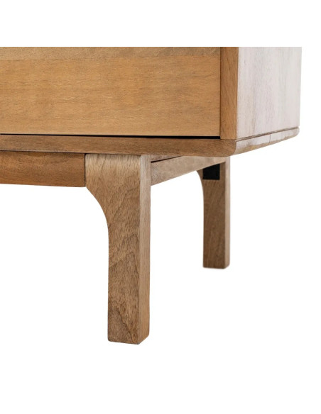 Armoire avec piètement surélevé bois massif de manguier