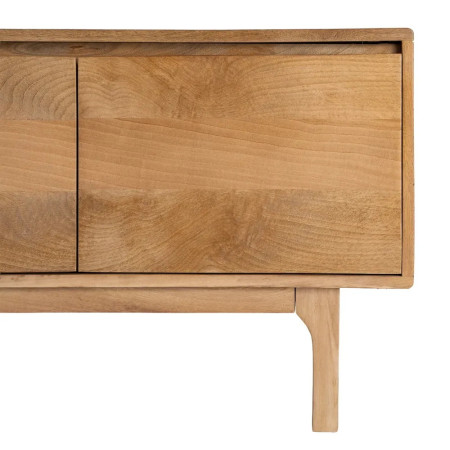 Grand meuble TV 180 cm bois massif de...