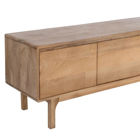 Grand meuble TV 180 cm bois massif de...