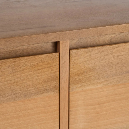 Grand meuble TV 180 cm bois massif de...