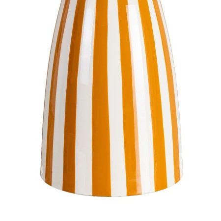 Table d'appoint motif rayé