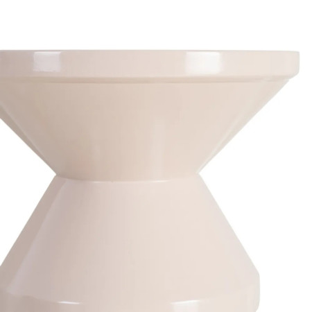 Table d'appoint en métal laqué coloré