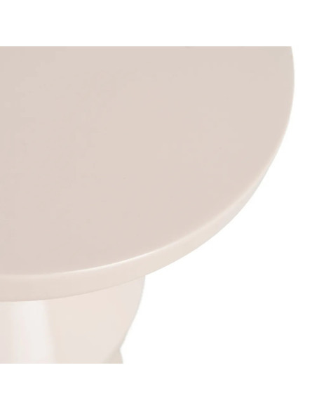 Table d'appoint en métal laqué coloré