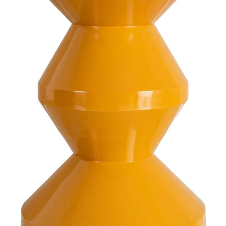 Table d'appoint en métal laqué coloré