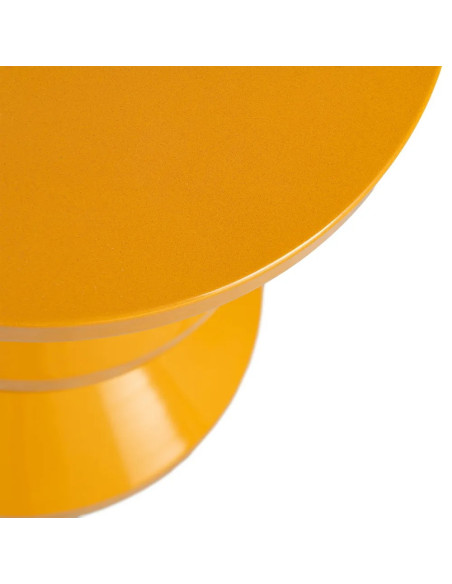 Table d'appoint en métal laqué coloré