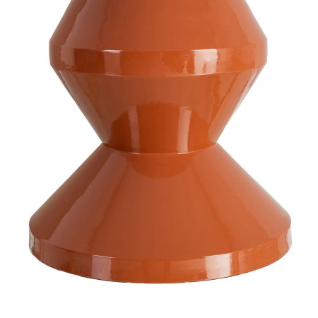 Table d'appoint en métal laqué coloré