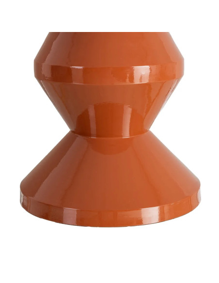 Table d'appoint en métal laqué coloré