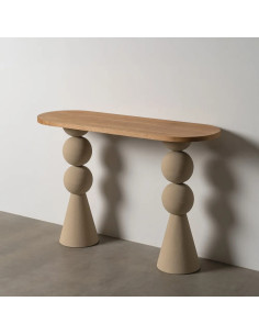 Console plateau ovale avec... 2